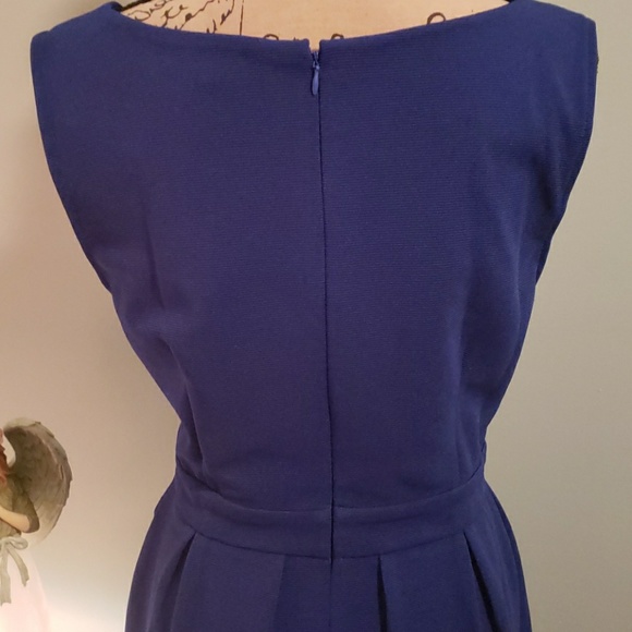 New Modcloth L & M Sleeveless Scallop Bow Dress - Picture 7 of 8